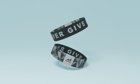 Never Give Up Wristband