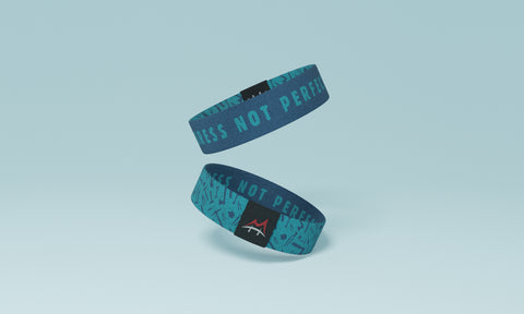 Progress Not Perfection Wristband