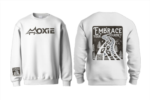 Moxie Embrace your Journey Crewneck Sweatshirts